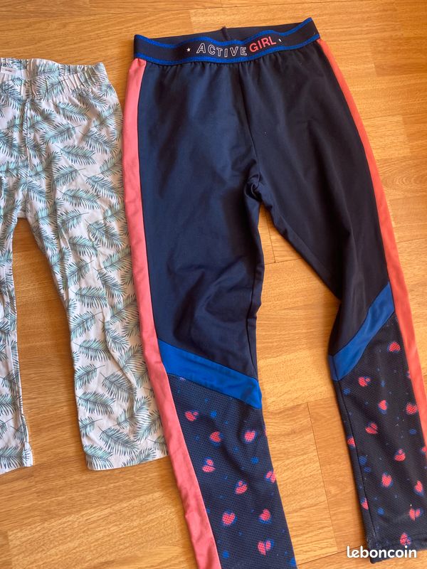 Leggings Catimini Fille 12 Ans – Violet – Noeud Papillons – Comme Neuf