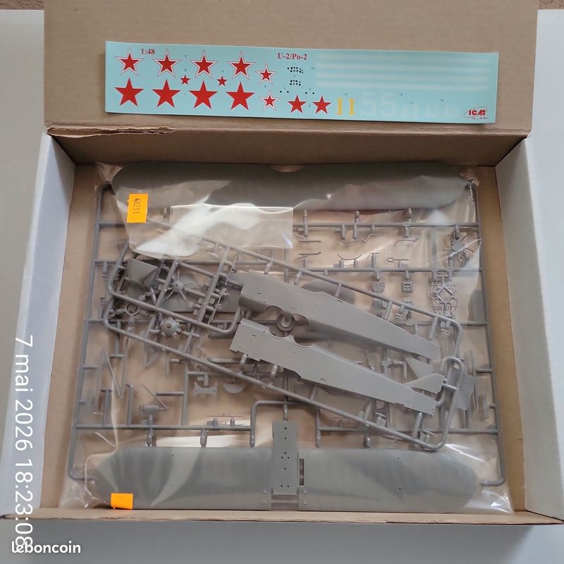Maquette Plastique ICM 1/48 - Avion Soviétique U-2/PO-2 De La Seconde