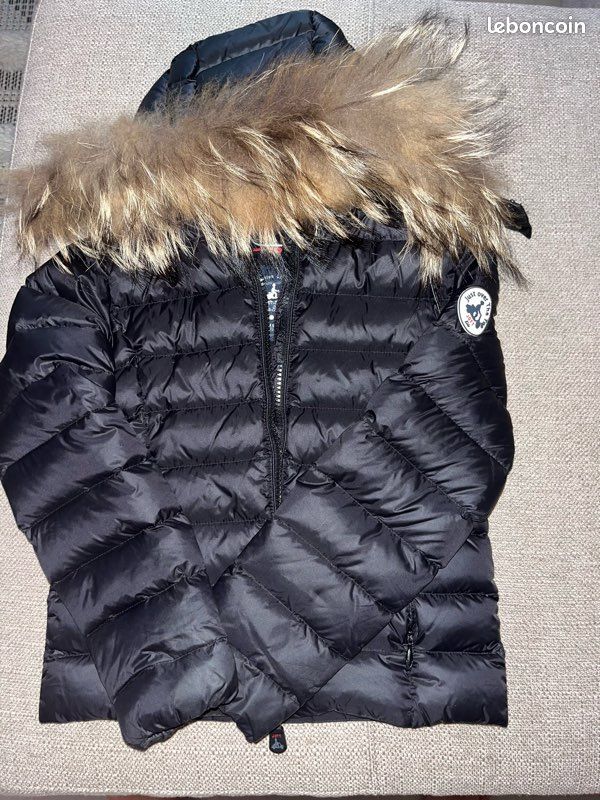 Doudoune Jott Fourrure Noir Veste Jott Homme Fourrure Doudoune En