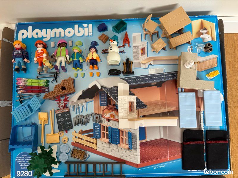 Playmobil Family Fun 9280 Chalet avec skieurs (image 8)