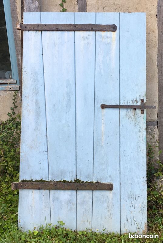 Porte extérieure pleine en chêne (image 1)