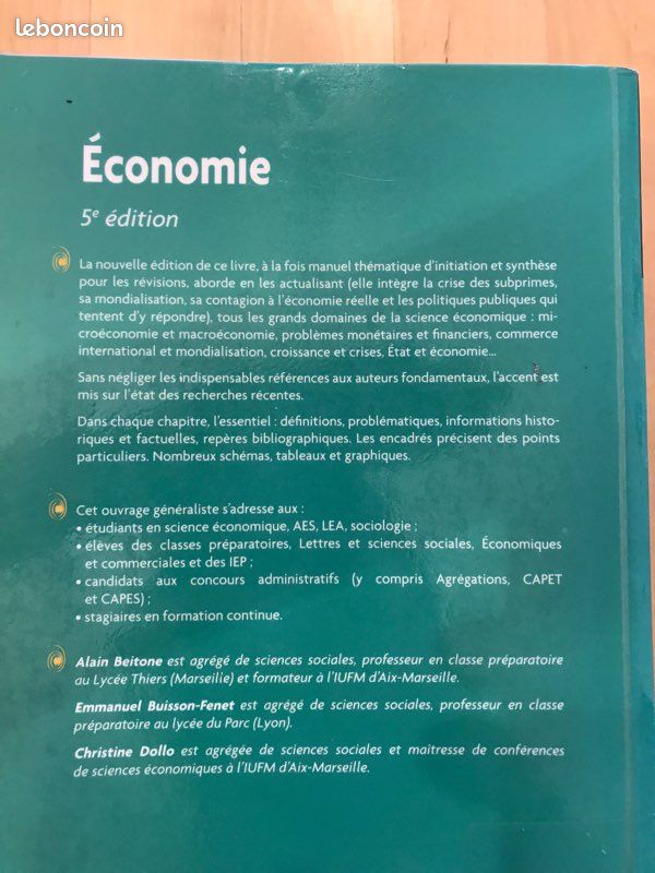 Aide-mémoire Économie (image 2)