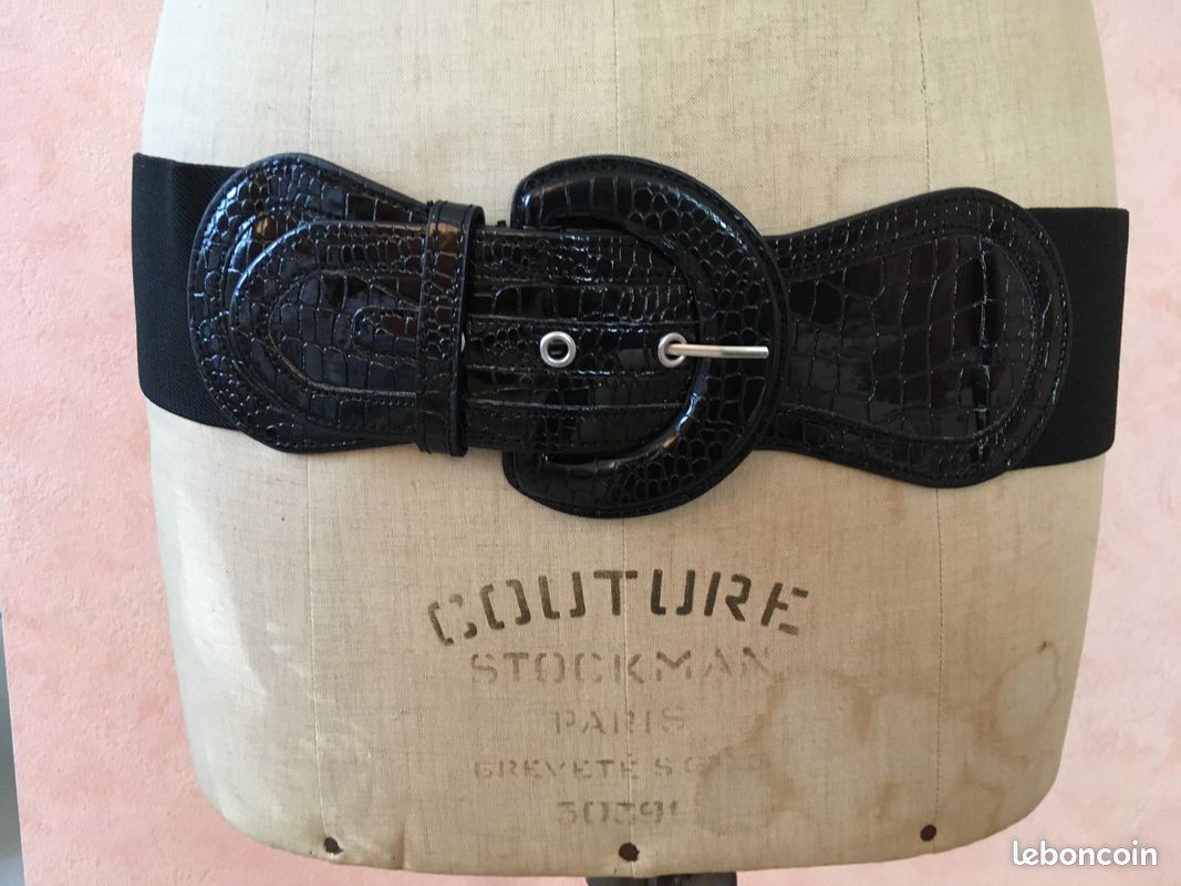Superbe ceinture cuir et strech (image 1)