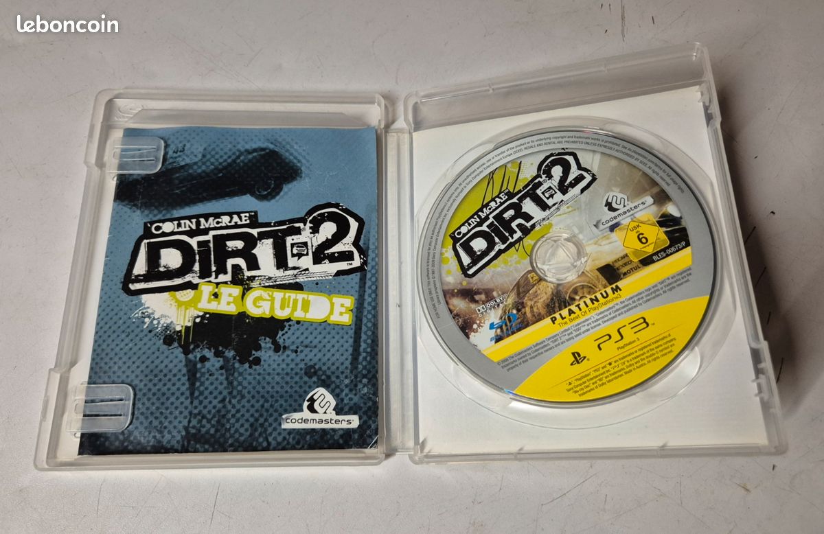 Jeu PS3 DIRT 2 - Complet Avec Boîte Et Manuel, Bon état