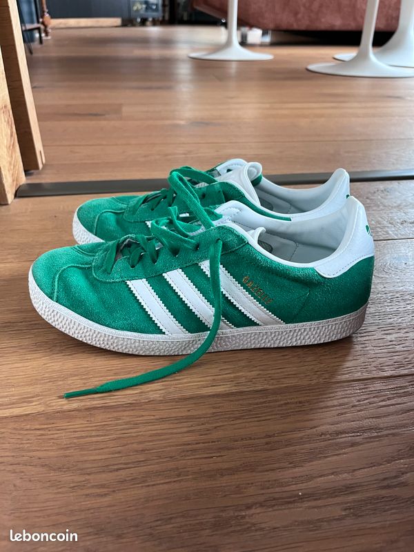 Basket adidas gazelle vertes (image 2)