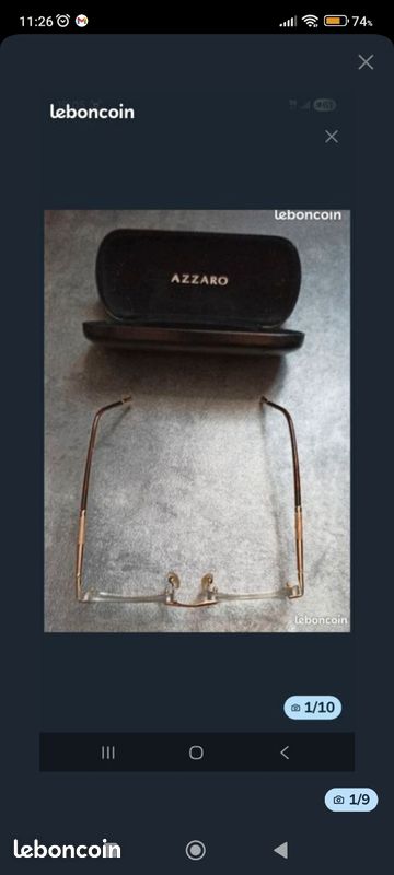 Monture lunettes Azzaro adulte (image 1)
