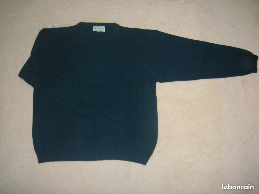 Pull Ras Du Cou Vert Foncé Bellis - 10 Ans (image 1)