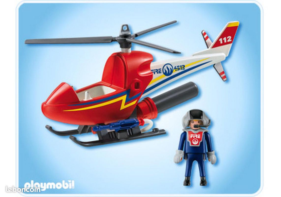 PLAYMOBIL 4824 Hélicoptère de pompier (image 1)