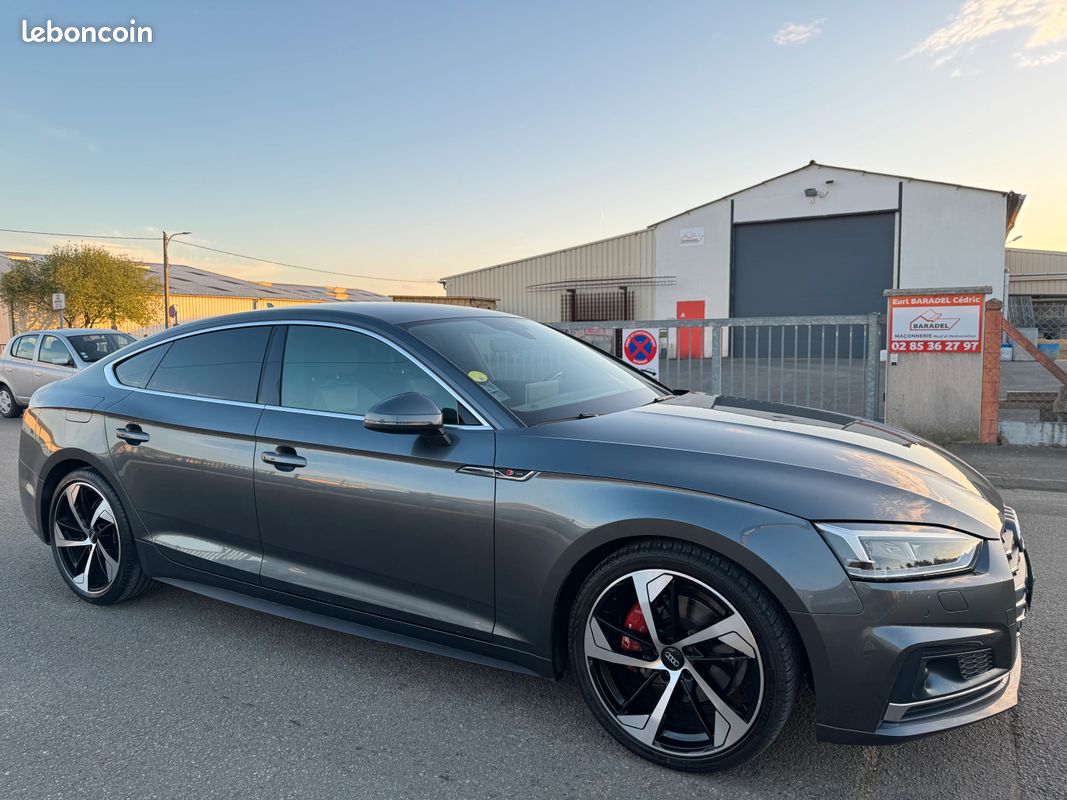 Audi A5 SPORTBACK II 2.0L TDI 190CV PACK S-LINE S-TRONIC 203 000KM JA19/S&S/FULL LED/GPS/VIRTUAL COCKPIT/RADAR/REGUL/ATTELAGE/VITRES TEINTEES 01.2017 (image 2)