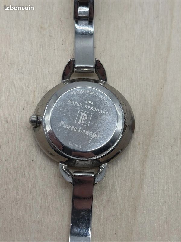 Montre Femme Pierre Lannier Élégante Strass Bracelet Acier Argenté #MM39 (image 9)