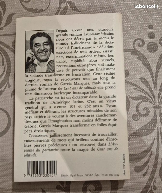 Livre l'automne du patriarche (image 2)