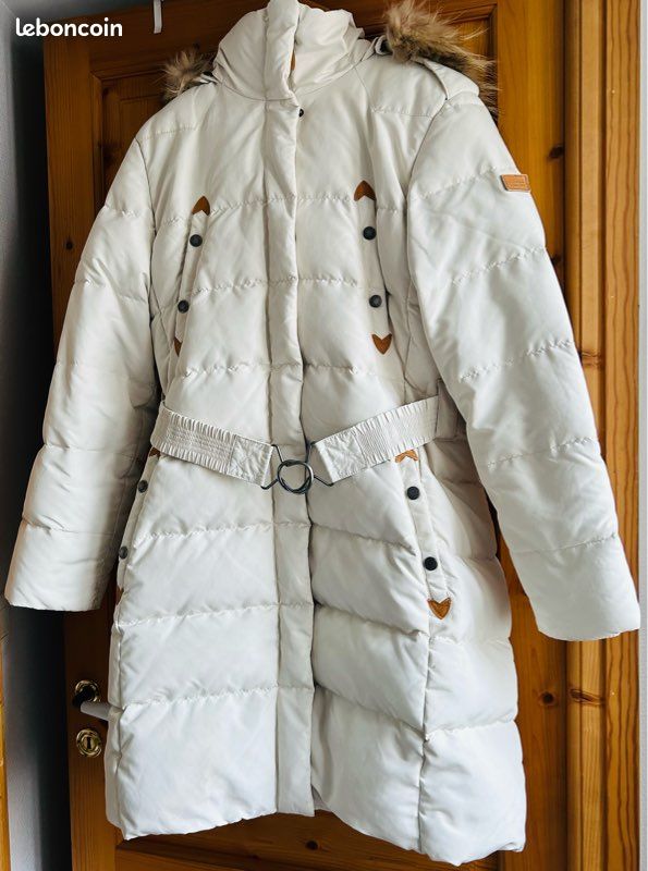 Manteau très chaud femme Aigle blanc cassé 42 Vêtements