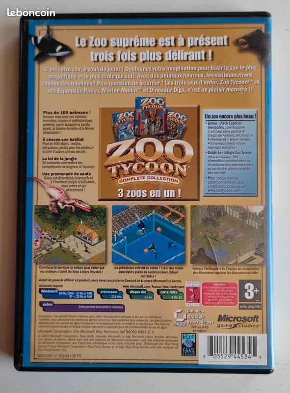Rétro gaming Zoo Tycoon complete collection (image 2)