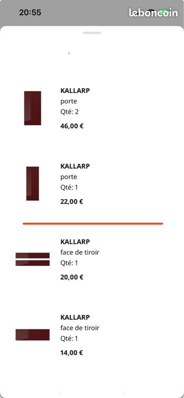 Ikea kallarp laquée (image 4)