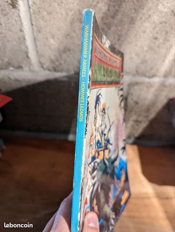 Warhammer livre armée hommes lézards bon état (image 2)