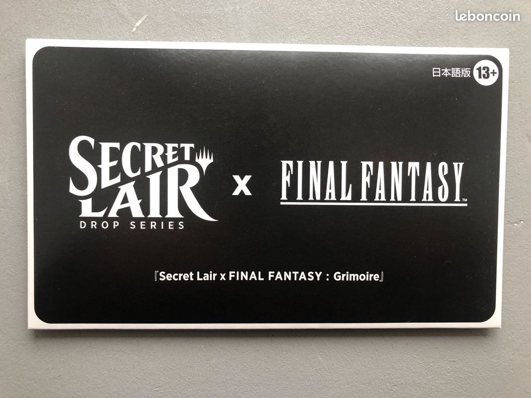 Mtg Carte magic Secret Lair Final Fantasy Grimoire Japonais Scell Neuf  Livraison incluse - Collection