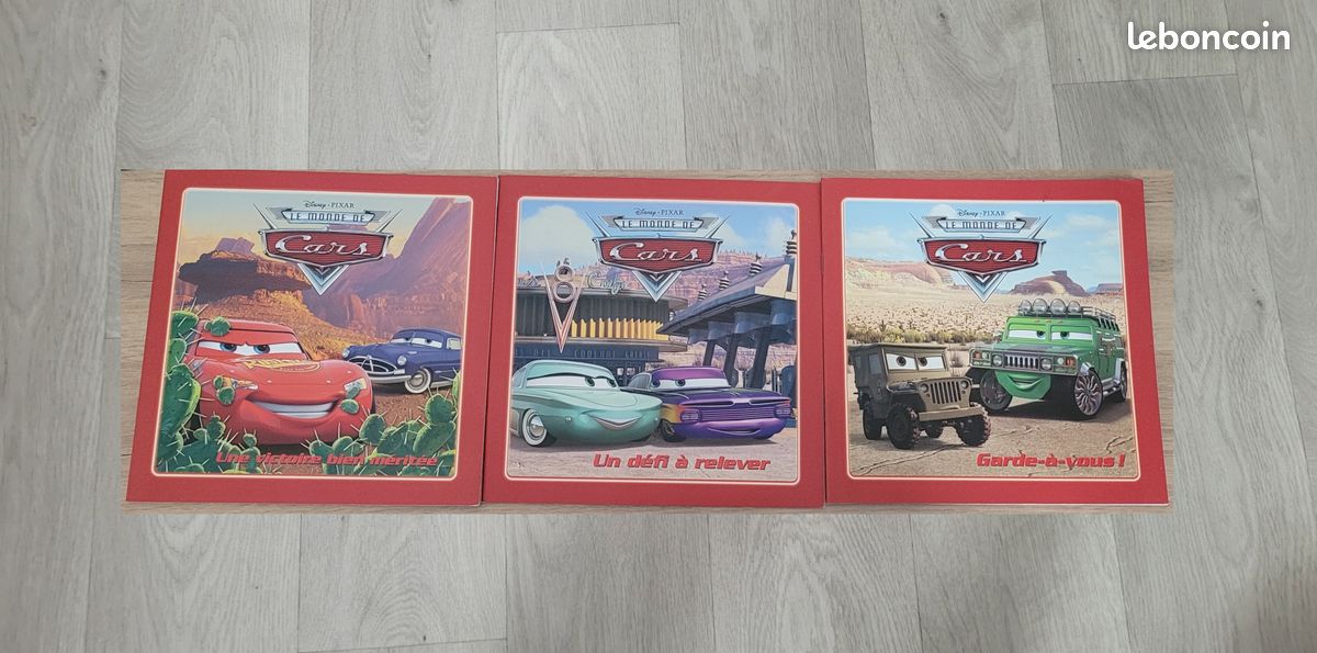 4 livres Cars Disney Pixars (image 2)