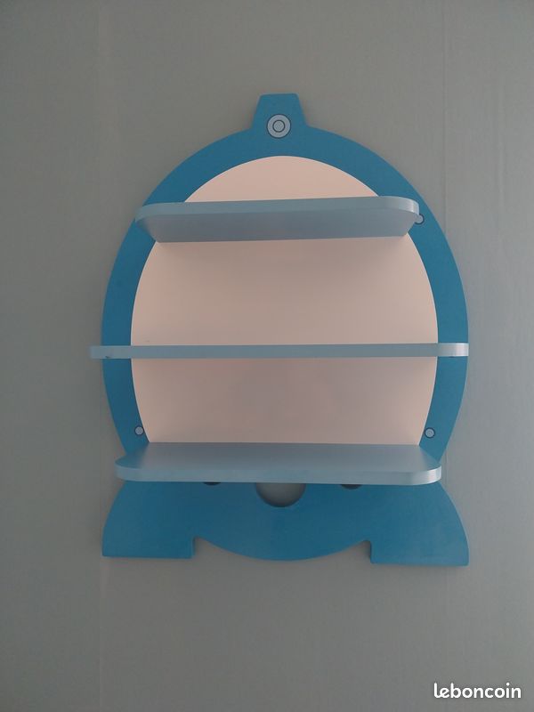 Etagère murale enfant bleue (image 1)