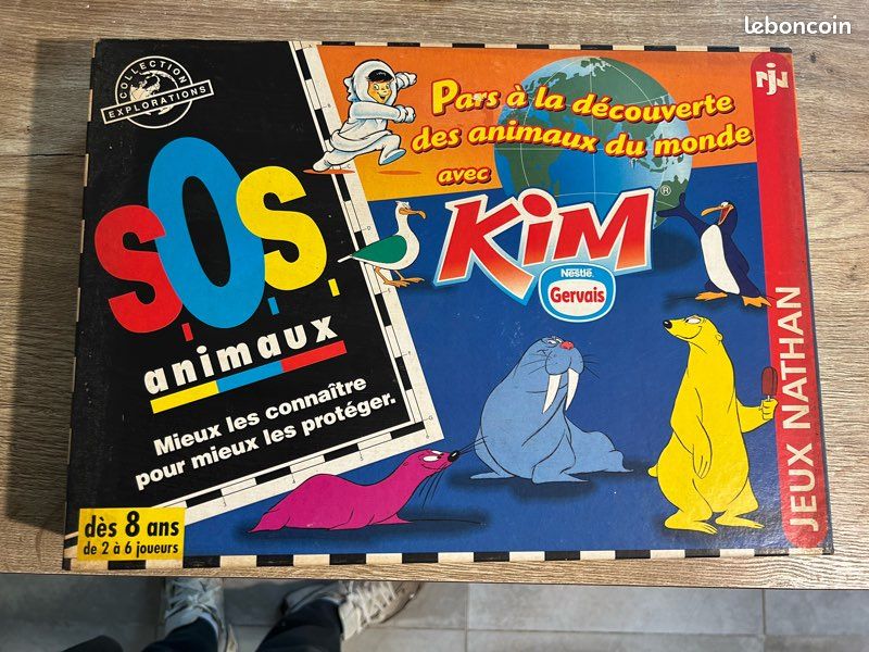 Jeu SOS Animaux Nathan Complet Avec Kim Nestle Gervais