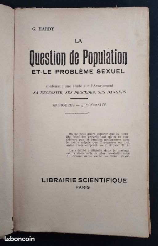 MEDECINE. SOCIETE. Population et problème sexuel (image 3)