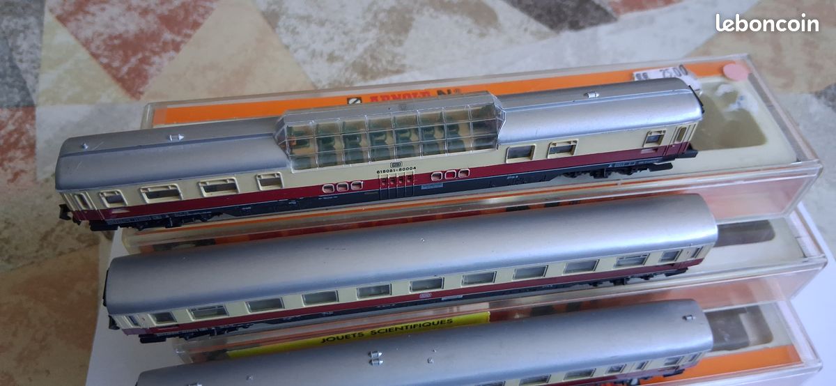 RAME DE 4 voitures voyageur de la DR (deutsch Reichbahn) Arnold Ech N