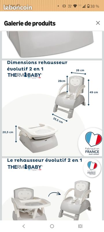 Réhausseur de chaise thermobaby (image 9)
