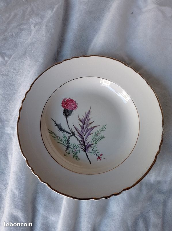 Assiettes creuses Moulin des Loups faïence (image 1)