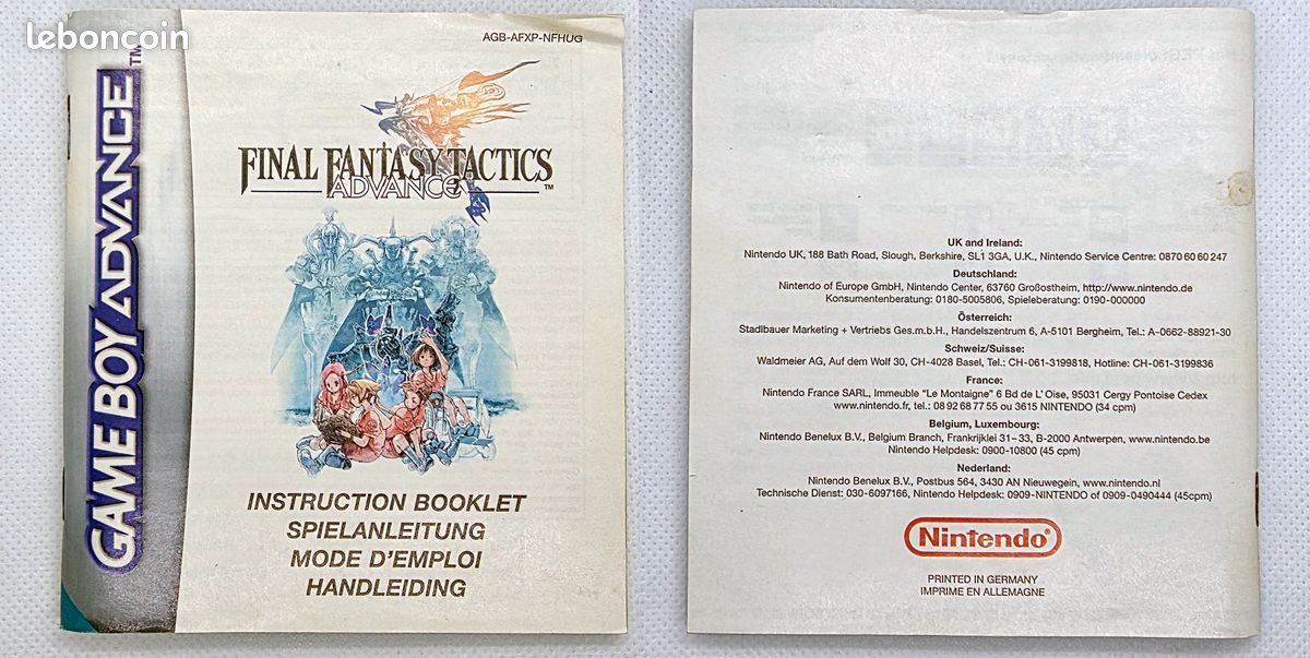 Square Enix Final Fantasy Tactics Advance GBA PAL 2003 AGB-AFXP-EUR (image 3)