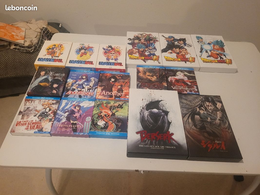 Vente de coffret mangas animé en lot/vrac/unité - DVD - Films