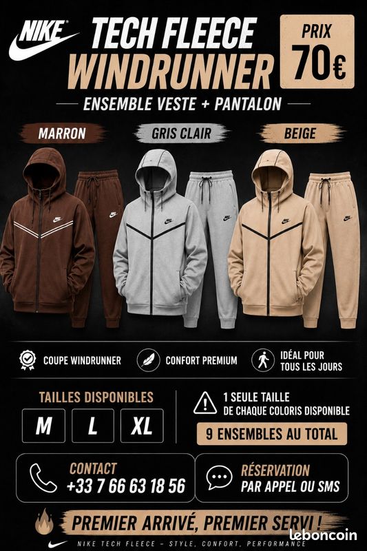 Ensemble nike tech (image 1)