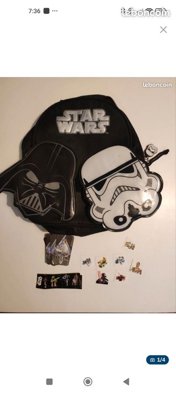 Sac à dos réversible Star wars (image 1)