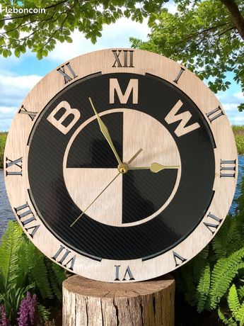Plaque Murale En Bois Personnalisée – Cadeau Original Pour Homme Passionné De BMW, Fait Main