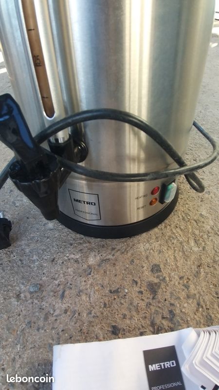 Percolateur à Café Professionnel METRO 6,75L (45 Tasses) Inox – Avec Boîte & Notice (image 4)