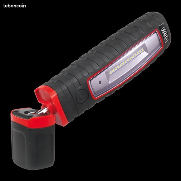 Sealey Inspection Lumière rechargeable 360 ° 14 SMD DEL 3 W SMD Noir ION-LITHIUM (image 3)