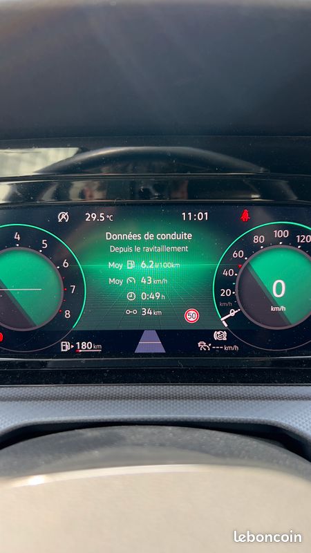 Volkswagen golf 8 style 110 tsi bvm6 active - 10/2022 - 56500KM - gris dauphin - GARANTIE 12 MOIS (image 13)