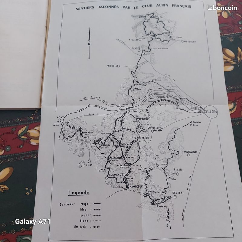 Livre 📖 Itinéraires Pédestres en Côte d'Or 1971 (image 3)