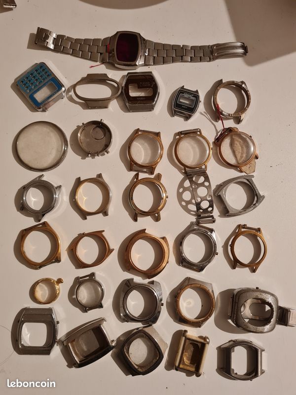 Lot De Montres Et Pièces D'horlogerie Vintage - Idéal Pour Collection Ou Réparation