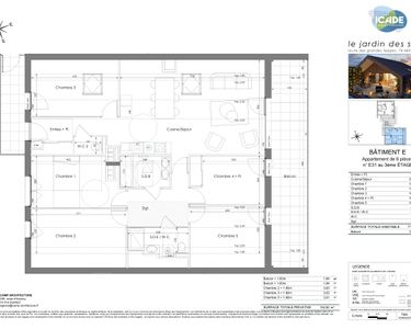 Grand T6 avec balcon - Seynod / Annecy