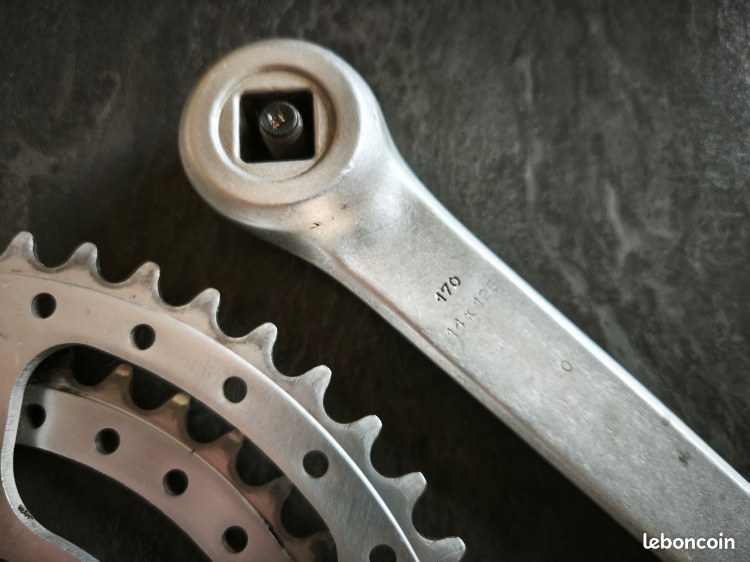 Pédalier Stronglight 2014 T6, 170 mm, triple plateaux 52 / 42 / 30