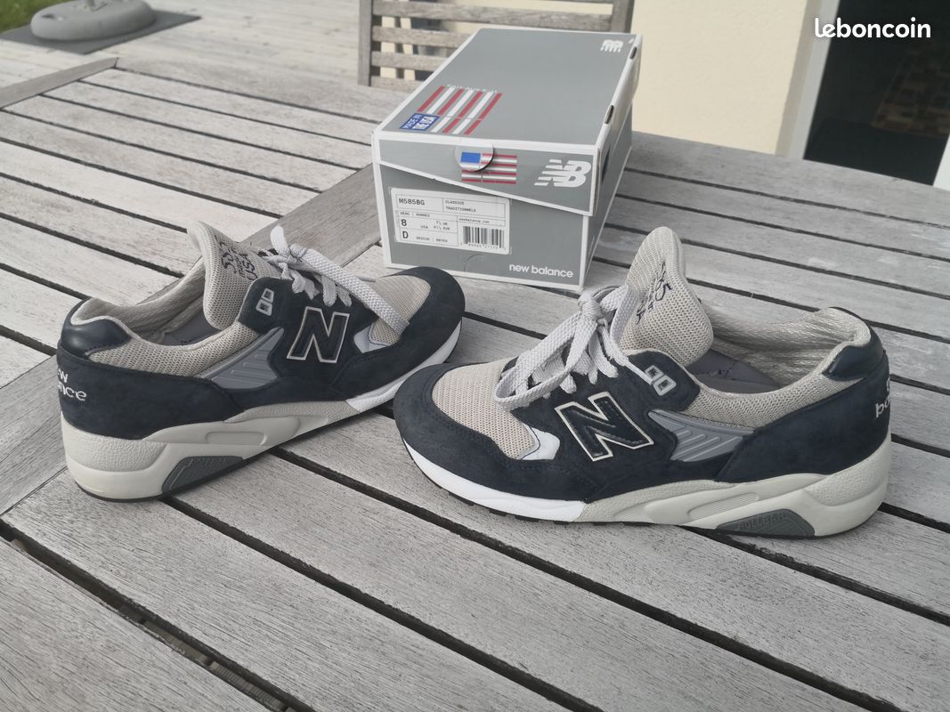 NEUF / DEADSTOCK 👟 New Balance M585BG Made in USA - Classic Gris/Marine - US 8 / EU 41.5 avec boîte 👟 (image 14)