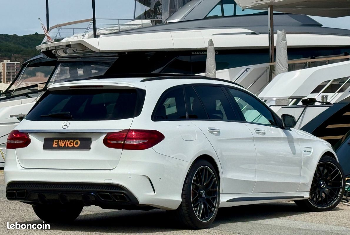 MERCEDES-BENZ CLASSE C C63 S AMG T 4.0 V8 BI-TURBO 510CH DCT + DE 20ke D'OPTIONS TO ECHAP SPORT CAM 360 FULL OPTIONS +++ (image 11)