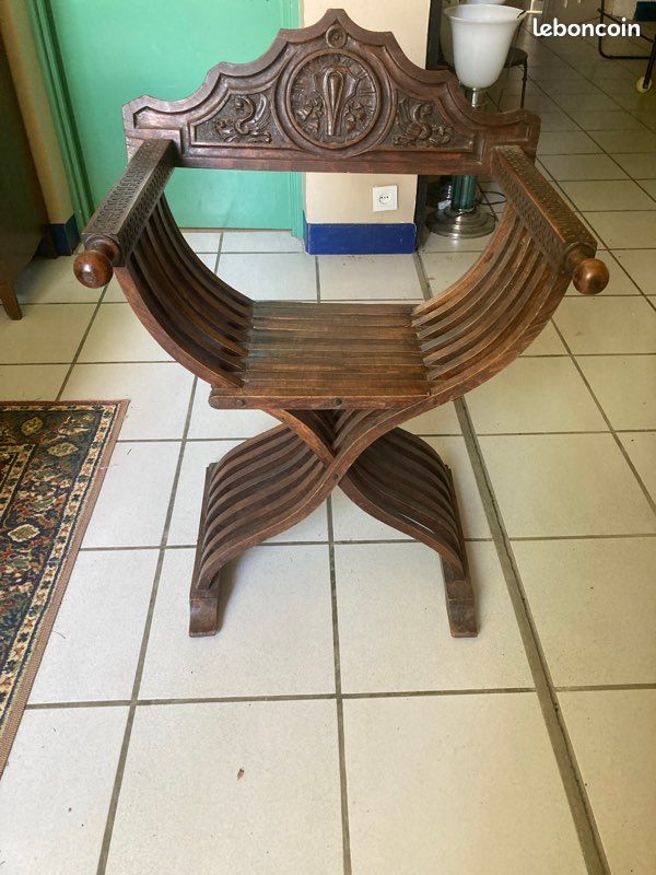 Fauteuil Dagobert fin XIXe (image 1)