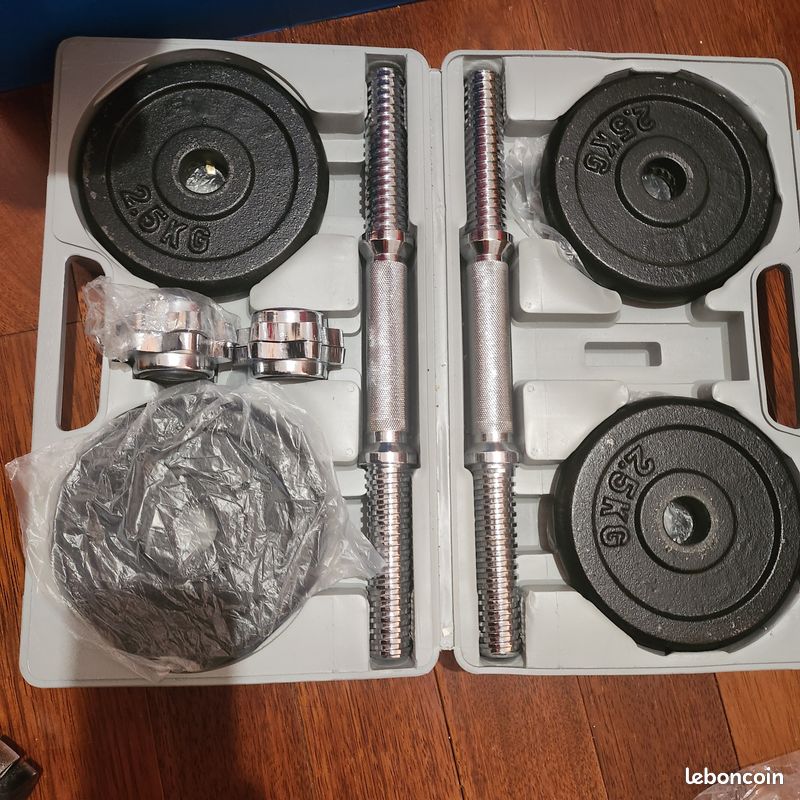 Valise fonte 20kg + barre (image 1)