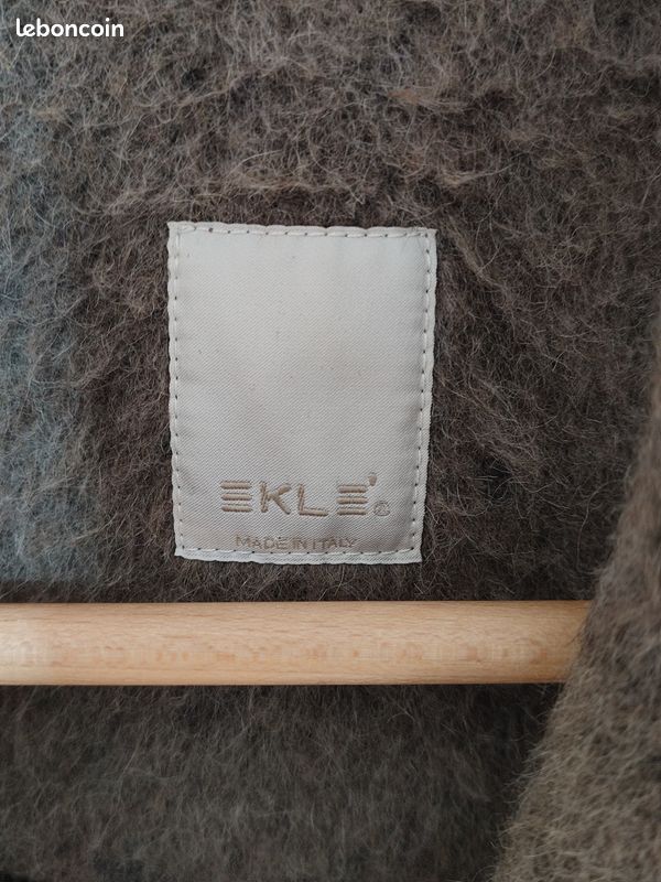 Manteau long EKLE en laine (image 5)