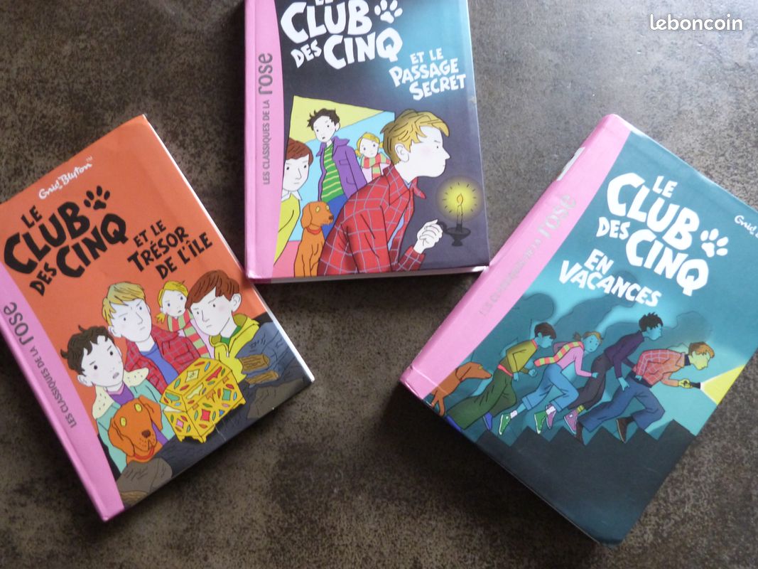 Livres "le club des 5" format poche HACHETTE (8/12 ans) (image 2)