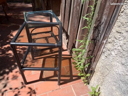 Tables basses noirs en verre (image 3)