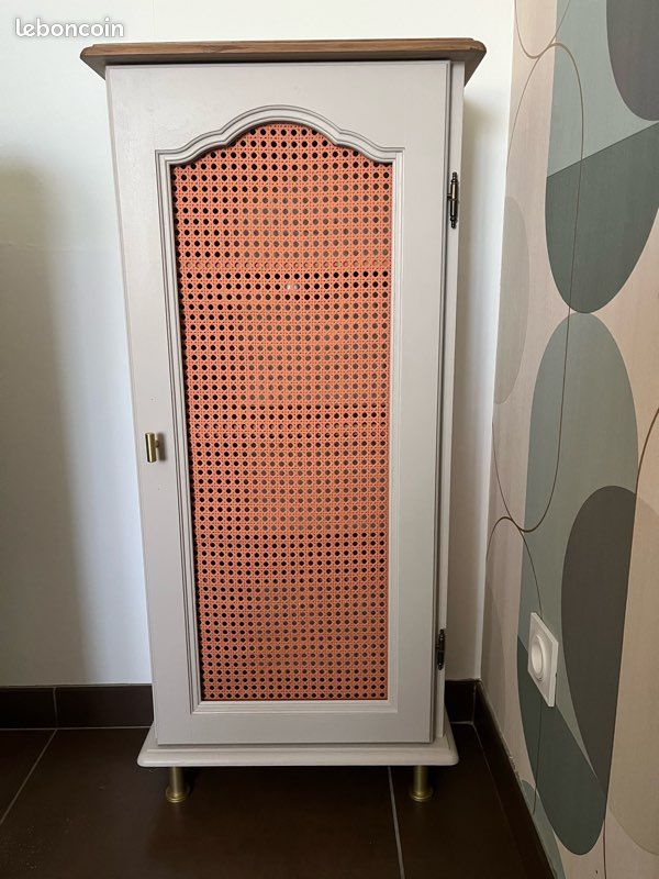 Meuble étagère sur pieds restauré (image 2)