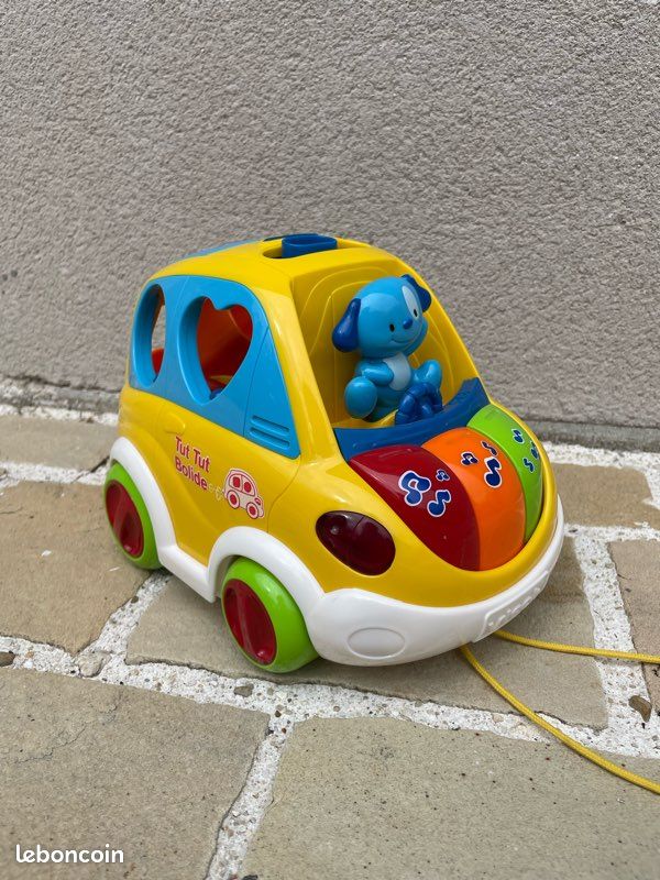 VTech Ma Totomobile Des Formes - Voiture Jouet Trieur De Formes Avec Sons Et Lumières - Pour Enfants 1 à 3 Ans - Version Française