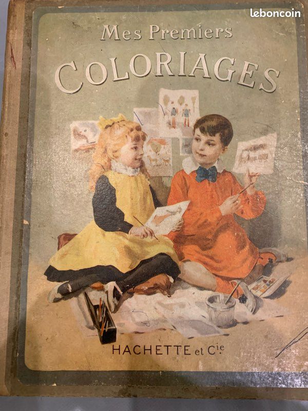 Livre mes anciens coloriages Hachette (image 1)