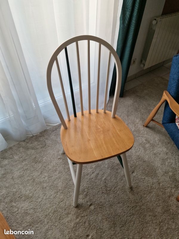Lot deux chaises type windsor scandinaves (image 2)